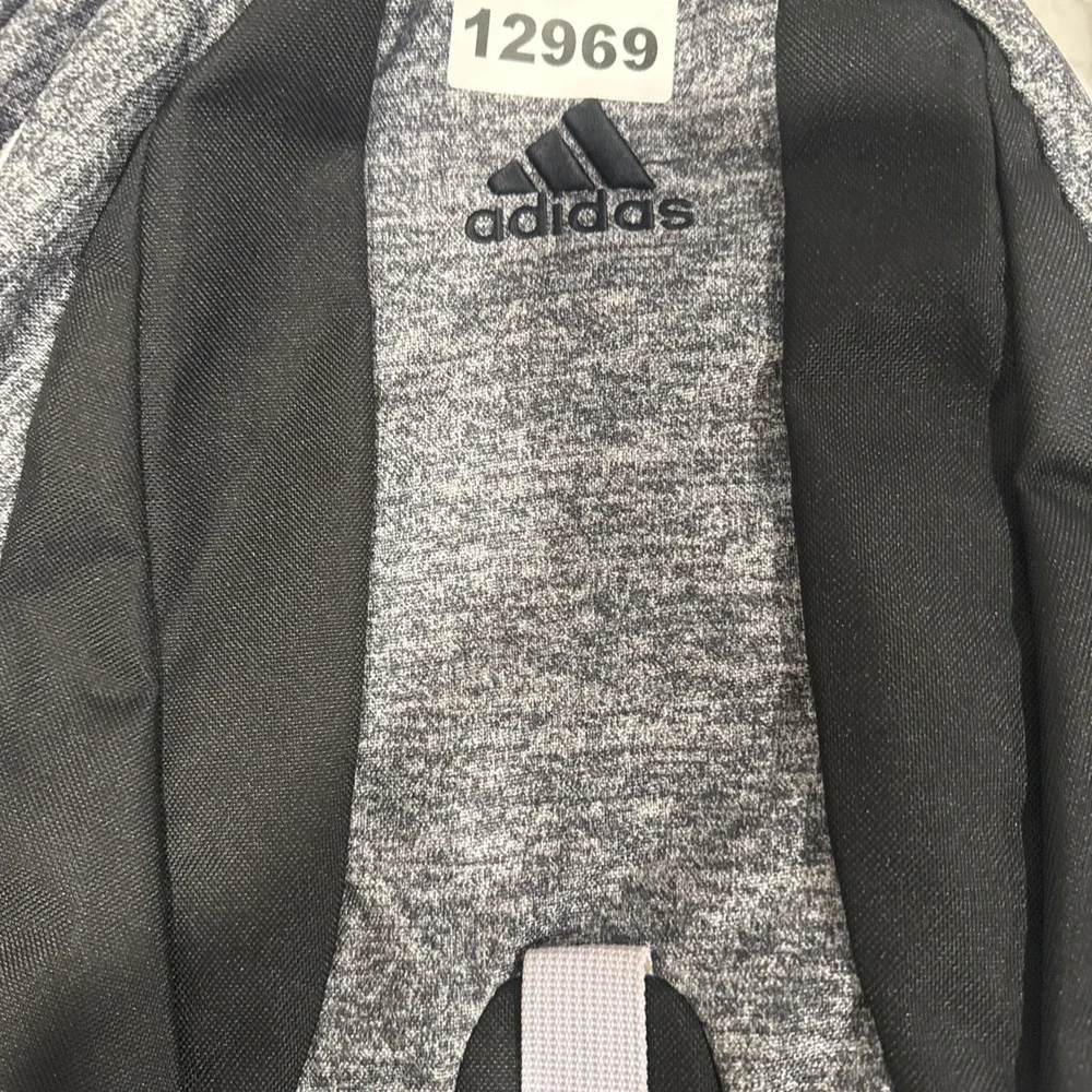 Adidas Journal Backpack Work School Travel Sport Jersey Onix/Black/Purple Tint